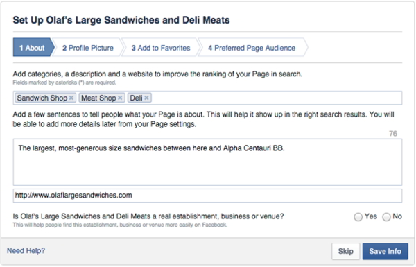 10 Pasos para crear una página de negocios en facebook 2